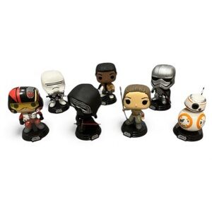 Star Wars Funko POP! Figure Bundle – 7 Figures – No Boxes